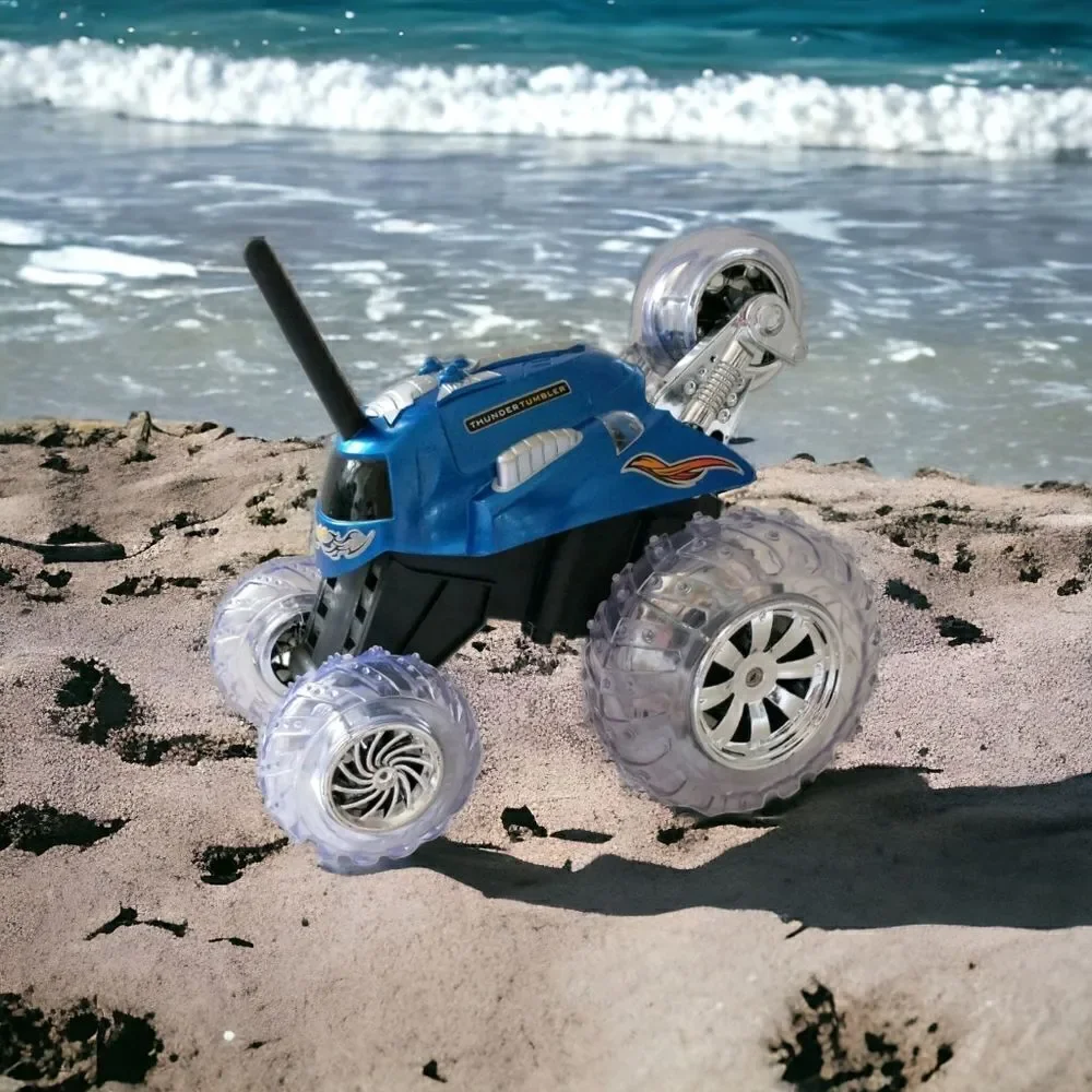 RC Car Thunder Tumbler Blue Hat BODY ONLY Replacement Parts Pieces Sharper Image